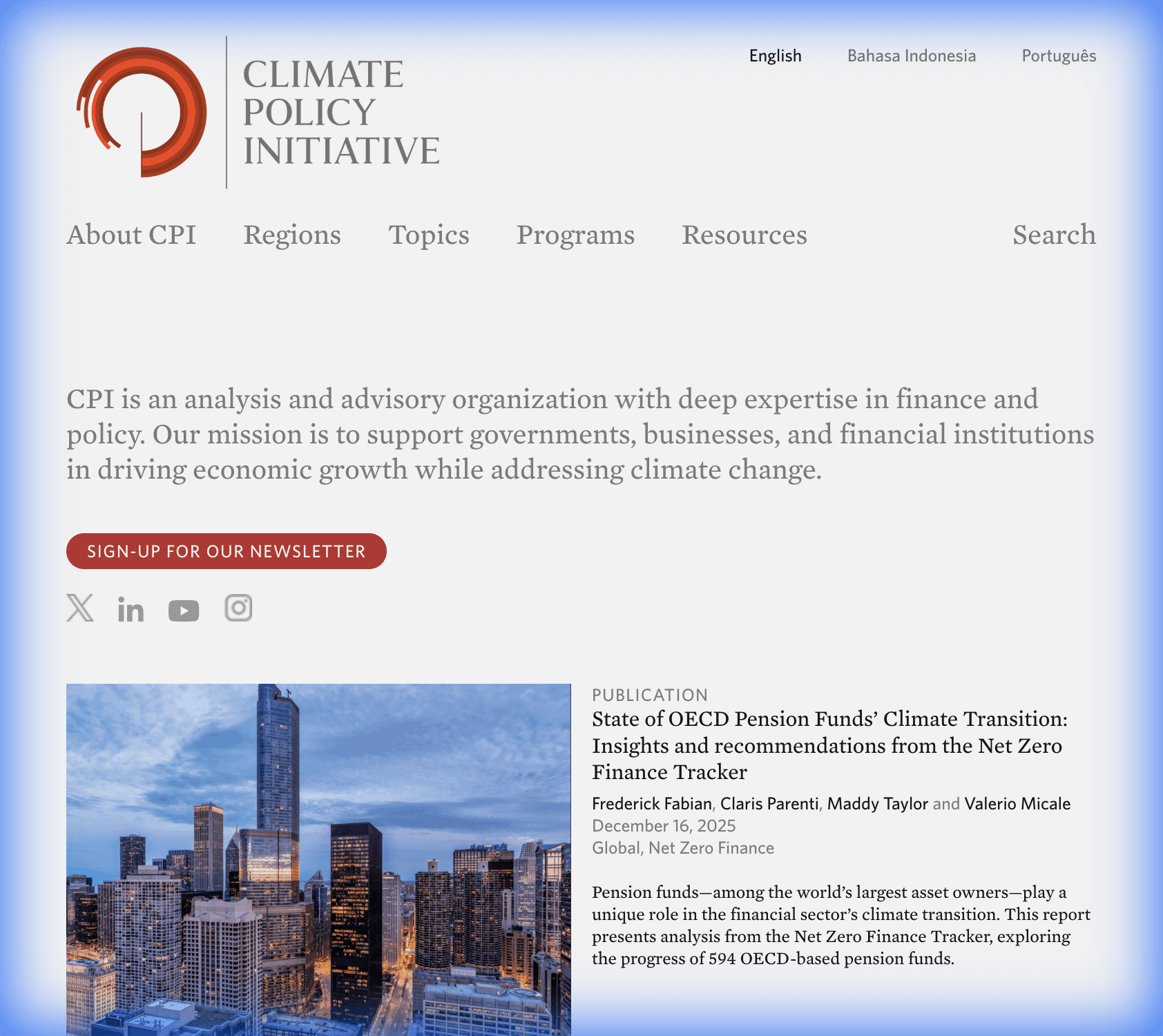Climate Policy Initiative Tools