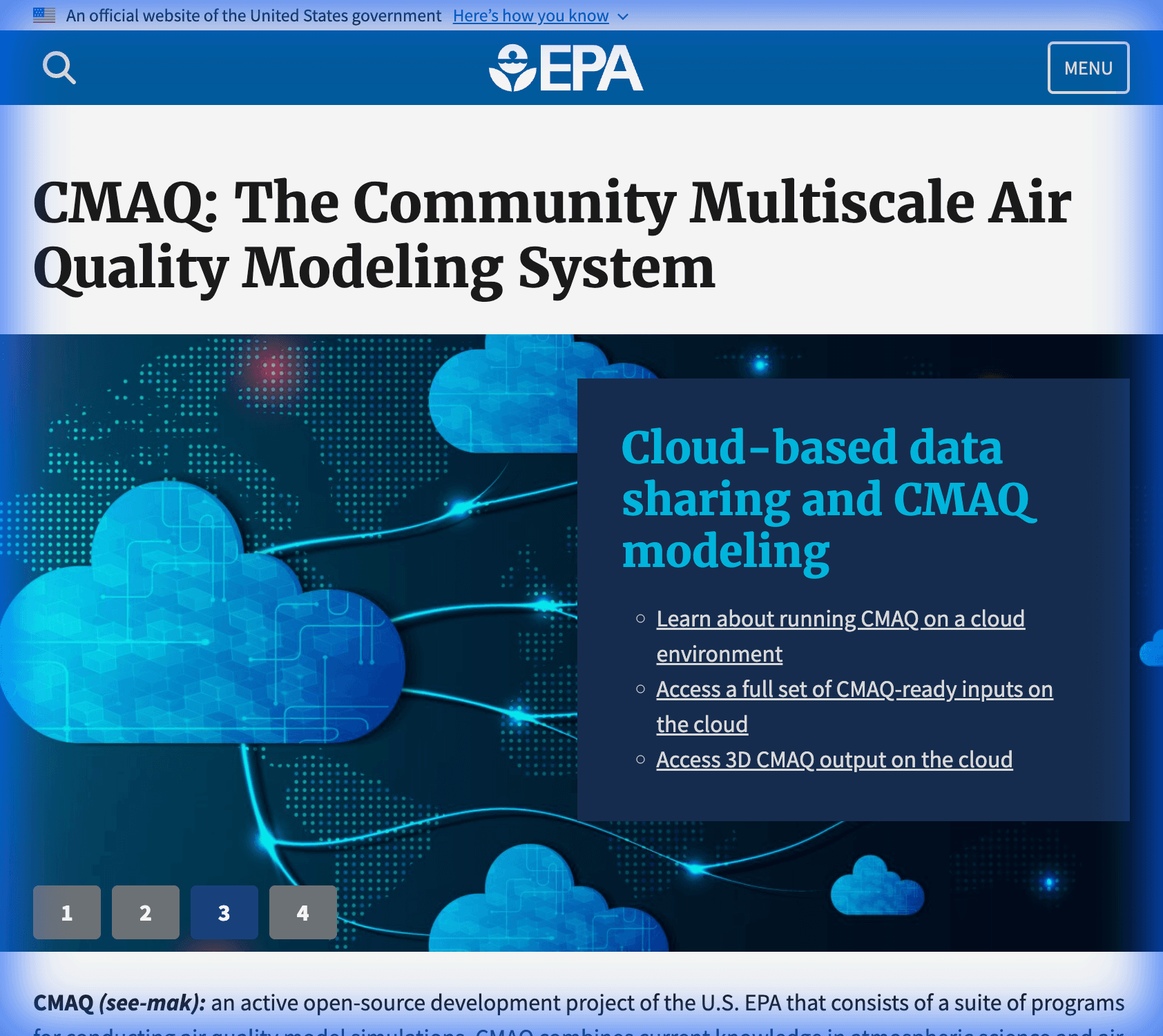Community Multi-scale Air Quality (CMAQ) Model