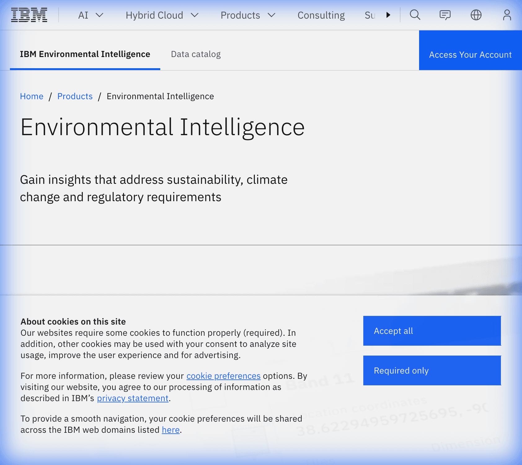 IBM Environmental Intelligence
